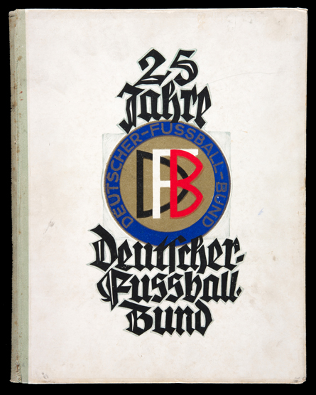 German Football Association 25th anniversary book 25 JAHRE DEUTSCHER FUSSBALLBUND,