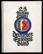 German Football Association 25th anniversary book 25 JAHRE DEUTSCHER FUSSBALLBUND,