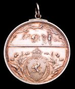 Royal Caledonian Curling Club 1891 silver prize medal, inscribed LOCAL MEDAL, TIMBER TRADE,