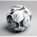 A match ball from the West Bromwich Albion v Newcastle United F.A.