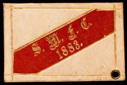 Early member's ticket for Australian Rules Football: South Melbourne FC 1883 The club was founded