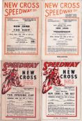 New Cross Speedway 1946 & 1947 season programmes,