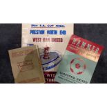 A West Ham United 1939-40 handbook, sold together with a 1964 F.A.