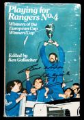 Autographed copy of ''Playing For Rangers No.