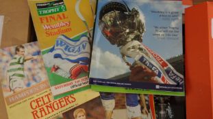 40 assorted finals programmes, comprising Scottish Cup, FA Amateur Cup, FA Trophy & Vase, Play-Offs,