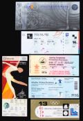 A collection of 48 Winter Olympic Games tickets,