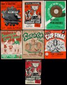 Seven Scottish football programmes, SFA Cup Finals for 1951, 1954,