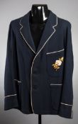 Sammy Morfitt's Yorkshire County Rugby Union blazer, inscribed in ink to the neck label MORFITT,