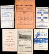 A group of six programmes for the Dynamo Moscow Tour of Britain in 1945,