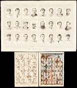 Supplement print published by The Graphic in 1890' titled "Some Representative Cricketers"