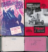 Jersey International Road Race early Formula 1 memorabilia, comprising the 1948,1949,