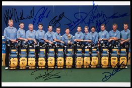 2006 Ryder Cup European Team signed photograph, 12 by 8in.