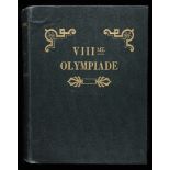 1924 Olympic Games official report covering the Summer Games at Paris and the first Winter Olympic