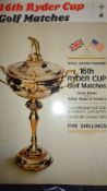 1965 Ryder Cup programme,