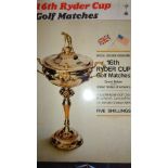 1965 Ryder Cup programme,