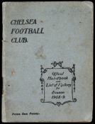 Chelsea Football Club handbook season 1908-09,