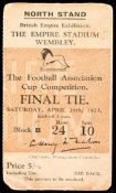 Ticket for the first F.A.