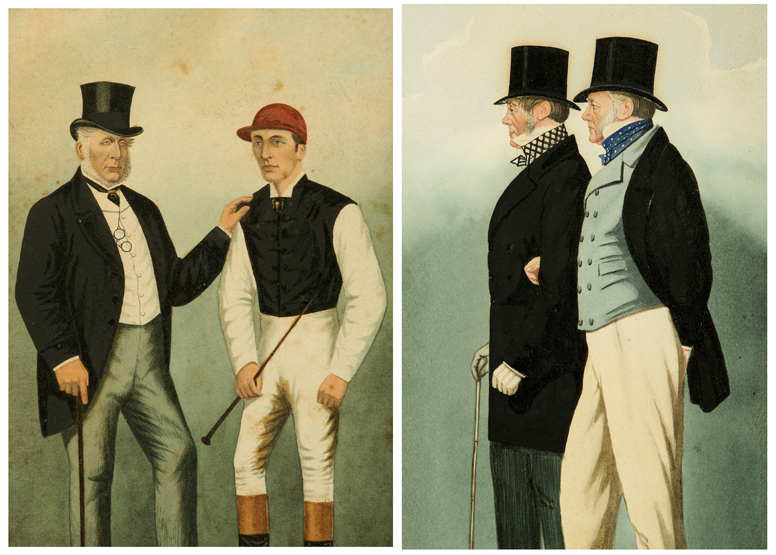 Richard Dighton (1795-1880) FRED ARCHER & LORD FALMOUTH;