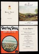 A collection of racecards, highlights are Royal Ascot,