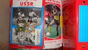 Football Memorabilia, programmes late 40s to 60s, tickets, annuals & yearbooks, Buchan's magazines,
