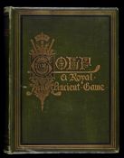 Clark (Rober) Golf A Royal and Ancient Game, 1st edition, 1875, published by R & R Clark Edinburgh,