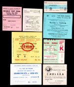 Collection of 53 football tickets 1950s to 1980s, including 1966 World Cup, F.A.