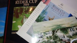 A small collection of Kiawah Island 1991 Ryder Cup memorabilia formerly owned by the European