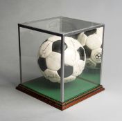 A football signed on the occasion of the International Federation of Football History & Statistics
