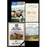 A collection of Grand National racecards, for 1955, 1957, 1964 to 1969, 1971,