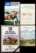 A collection of Grand National racecards, for 1955, 1957, 1964 to 1969, 1971,