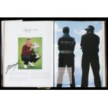 Multi-signed European Tour Golf books for 1999, 2000 & 2001,