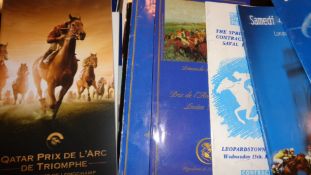 27 overseas racecards 1990s onwards, mostly Arc Weekend, but also some Kentucky Derby,