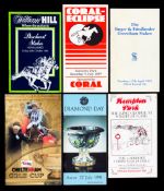 A collection of 218 racecards dating from the 1970s onwards, Ascot x 17 (inc.