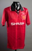 Eric Cantona signed Manchester United 1996 F.A.