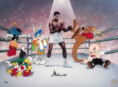 Muhammad Ali signed Toon Art Inc.