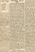 Seven issues of English newspapers carrying reports of cricket Matches between 1789 and 1888,