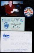 Muhammad Ali & Carmen Basilio double-signed postal cover for the inauguration of the Boxing Hall of