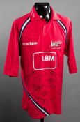 Team-signed Glen Chapple Lancashire Lightning No.