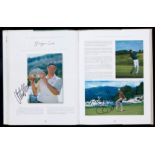 Multi-signed European Tour Golf Yearbook 2002, contains 193 signatures, Langer, Mickelson, Westwood,