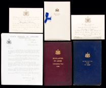 Royal Box edition racecards for the Doncaster St Legers of 1948 and Coronation Year 1953,