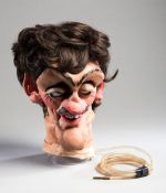 A Spitting Image head puppet of the boxer Barry McGuigan,
