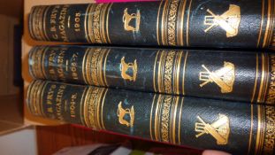 Five volumes of C B Fry's Magazine, vol ii to vi, 1904-05, 1905, 1905-06, 1906, 1906-07,