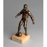 Trophy presented to the Rangers footballer David Meiklejohn in Toronto, Canada, in May 1930,