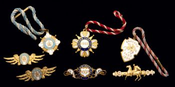 Three groups of Sandown Park badges, for the years 1902, 1903 & 1904, i) 1902: a gentleman's,