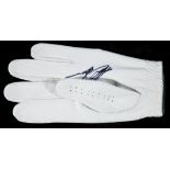 Golf glove signed by the reigning Open Champion Henrik Stenson,