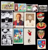 A good collection of football cards, of all dates, including early issues by Baines,