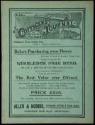 Fulham v Barnsley programme 17th February 1912,