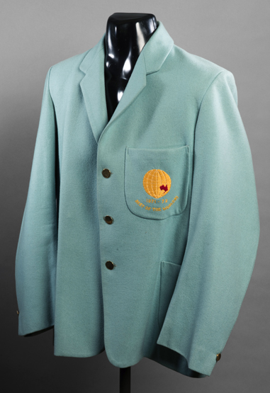 Farokh Engineer Rest of the World cricket blazer from the Tour of Australia in 1971-72,