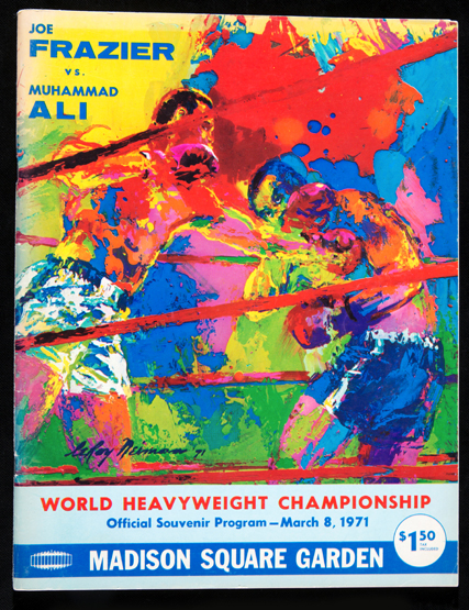 Muhammad Ali v Joe Frazier official fight programme, Madison Square Garden, New York City,