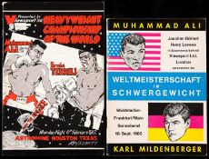 Two Muhammad Ali boxing programmes,